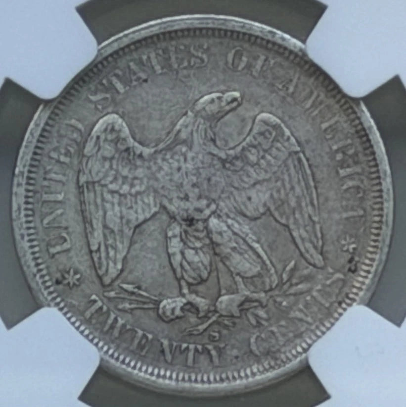 1875 S/S MPD Twenty Cent - 20C FS-302 - NGC XF40