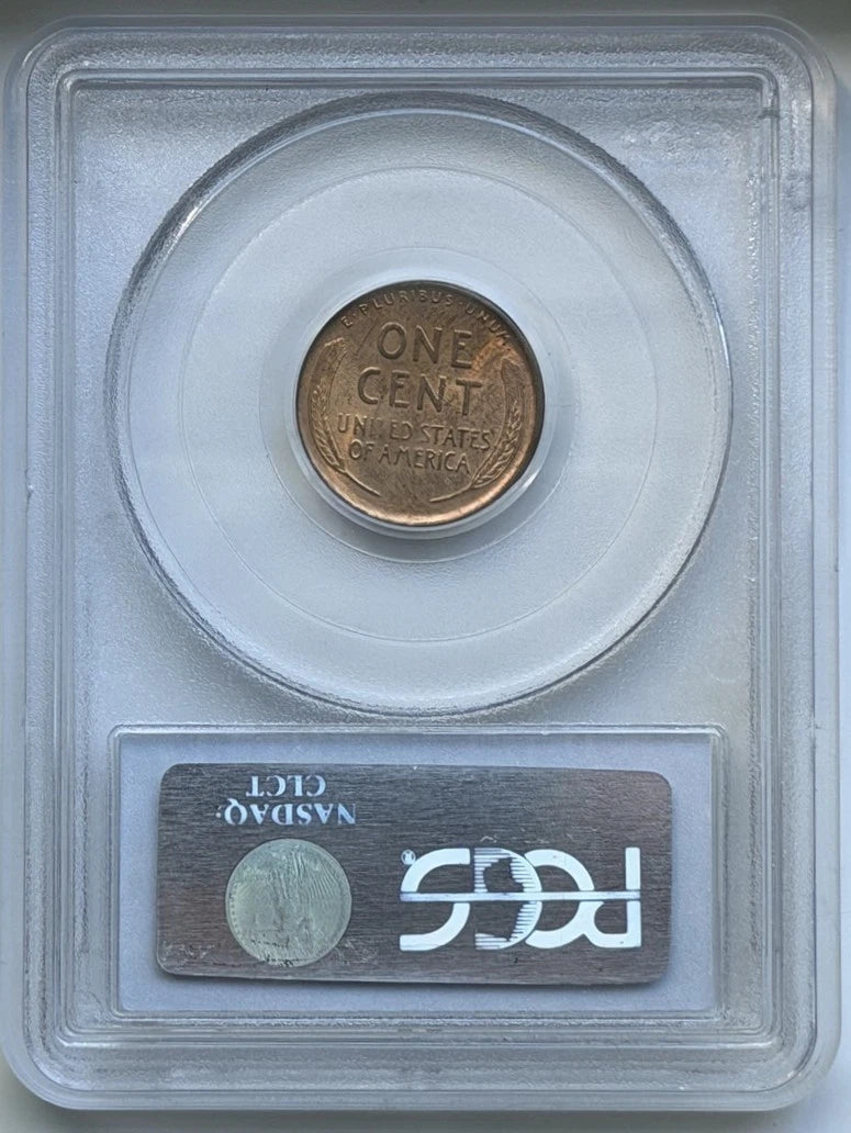 1909-S/S Lincoln Wheat Penny - PCGS MS64 RB S/Horizontal S