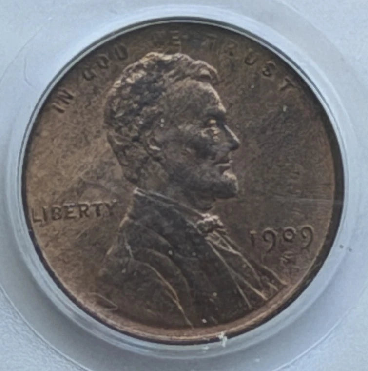 1909-S/S Lincoln Wheat Penny - PCGS MS64 RB S/Horizontal S
