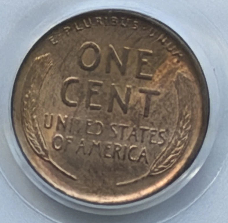 1909-S/S Lincoln Wheat Penny - PCGS MS64 RB S/Horizontal S